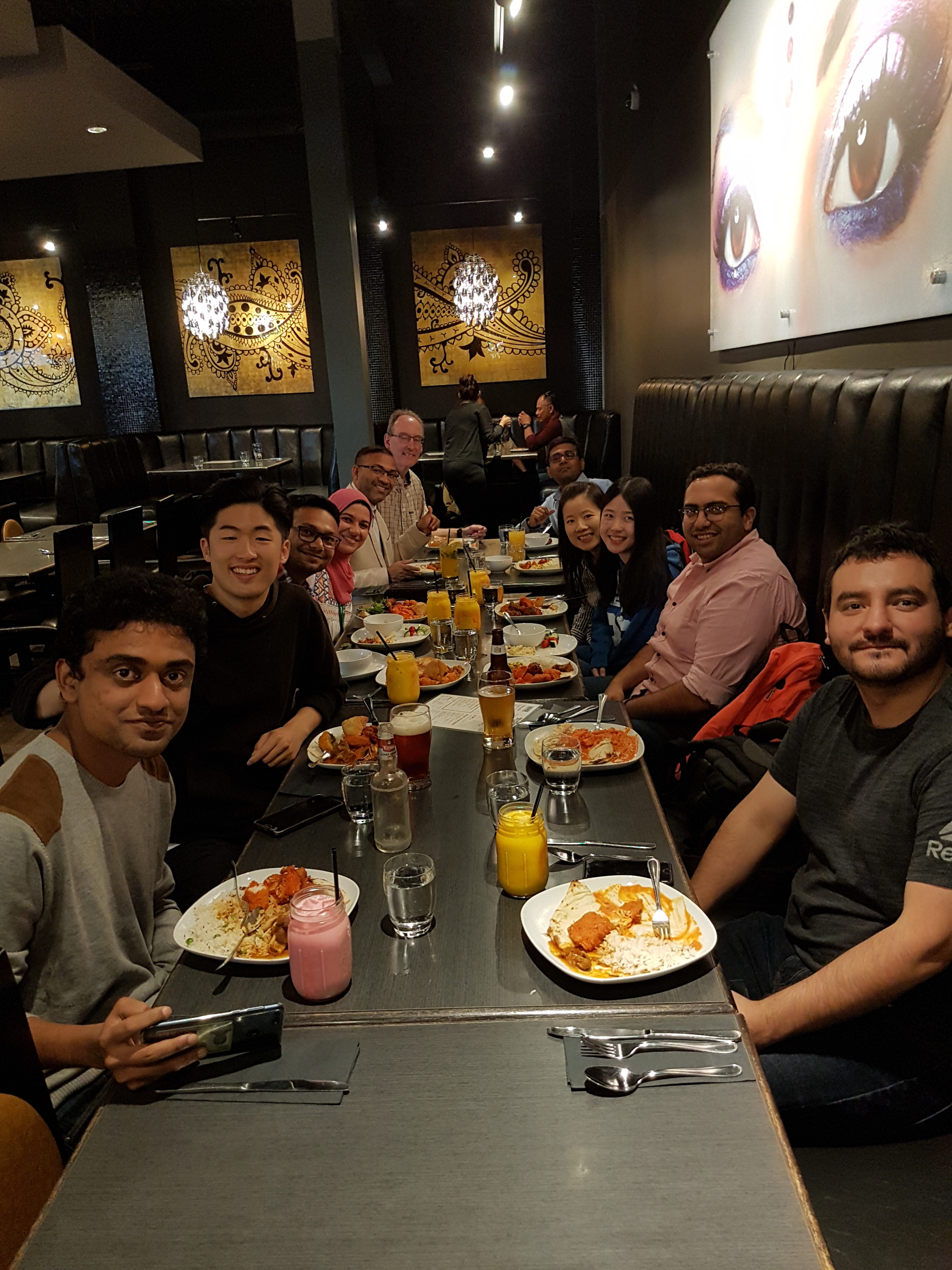 Luncheon with lab members and collaborators_July 24, 2018